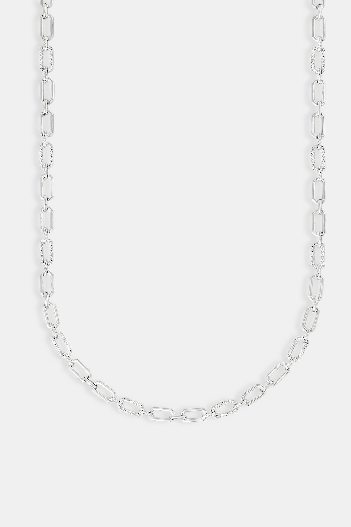 Polished & Iced Connecting Link Chain - 8mm